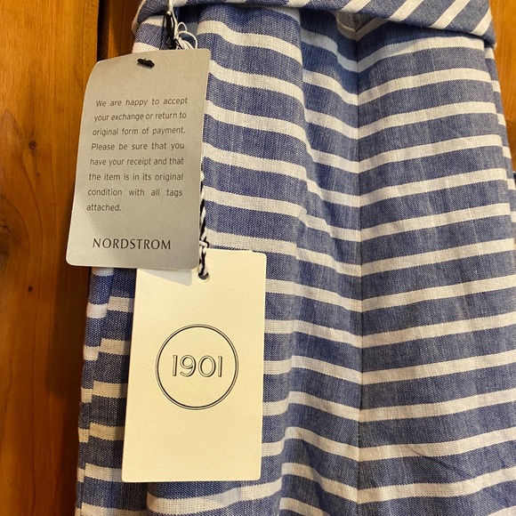 1901 jumpsuit in blue and white NWT - Picture 13 of 15